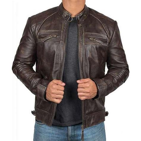 replica mens biker jacket|lambskin biker jacket.